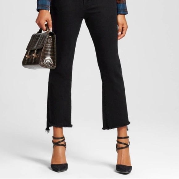 Who What Wear Denim - who what wear cropped jeans with raw hem 🖤
